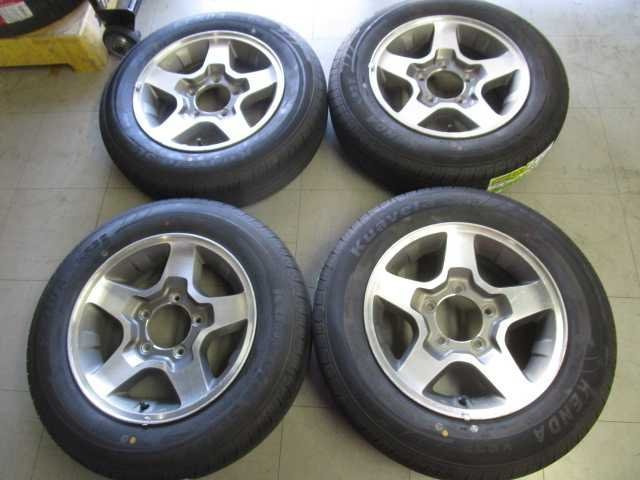 新品タイヤ付き！ ジムニー JA22 純正 175/80R16 16インチ 4本セット