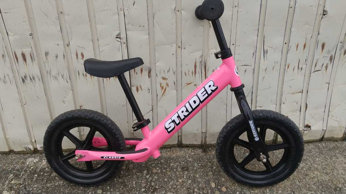 自転車 【極美品】STRIDER 14x ストライダー 14x フューシャピンク