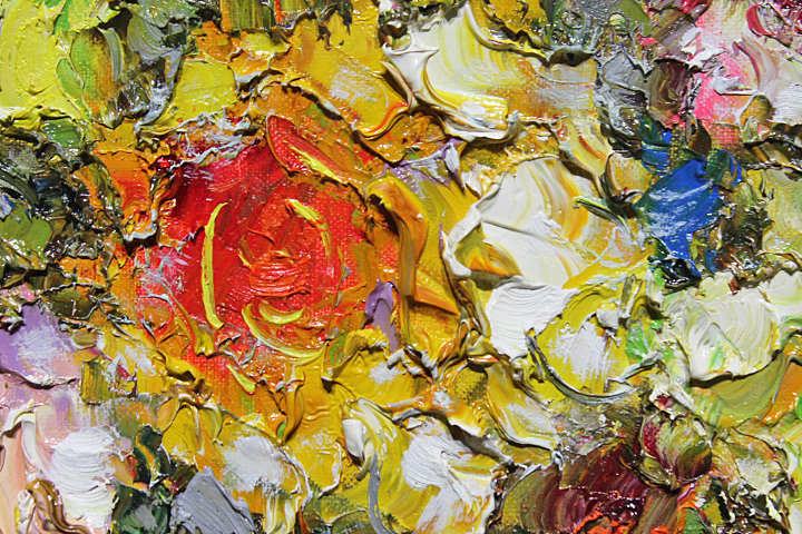 □渡部ひでき□ 宝湖会 【薔薇】 油彩 6号 直筆サイン 真作保証