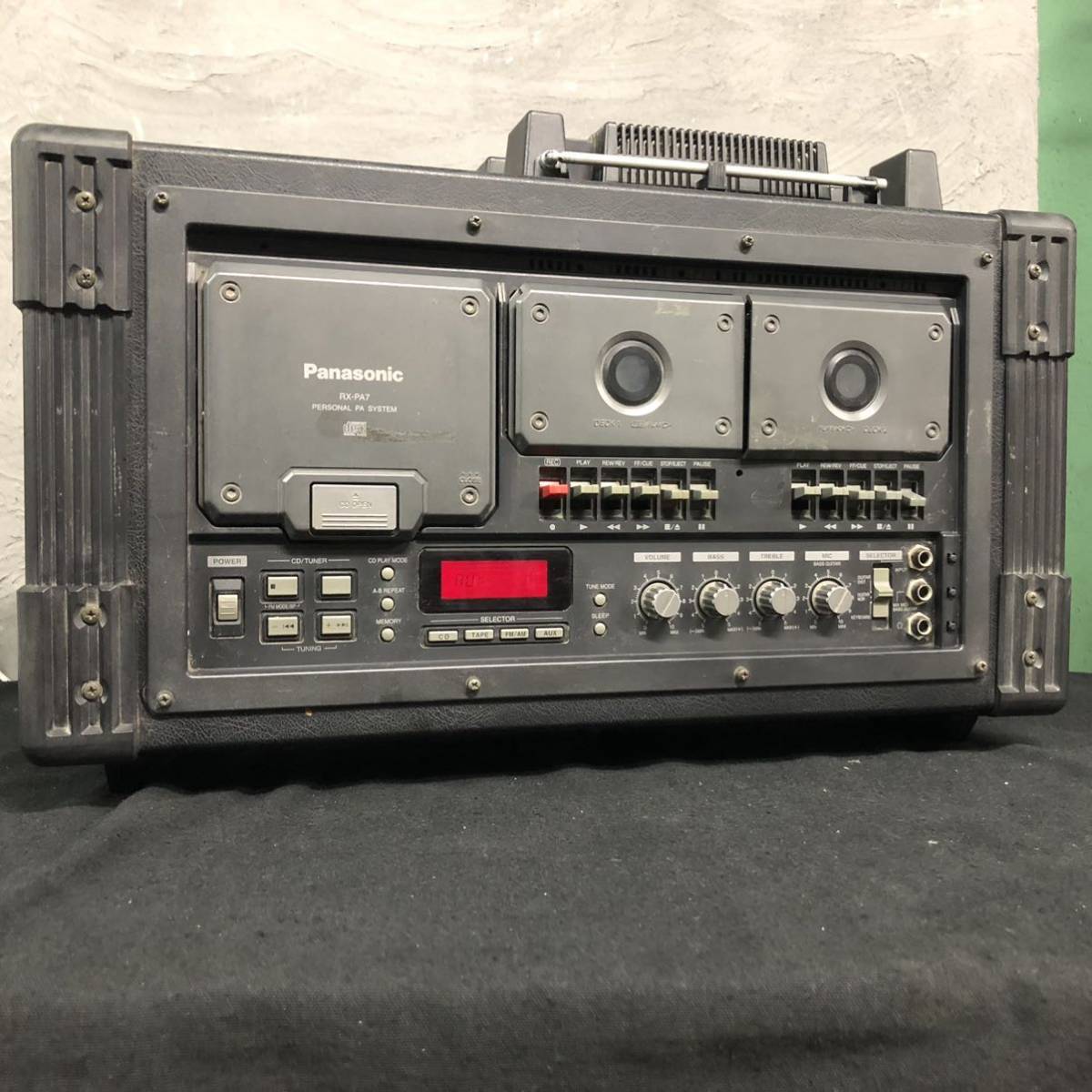 Hd-6-re] Panasonic RX-PA7 RIDDIM 音出し確認済み 再生可能 不具合