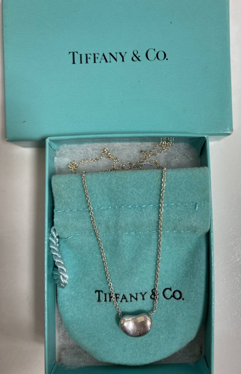 A】TIFFANY&Co. ティファニー SV925 エルサペレッティ ビーンズ