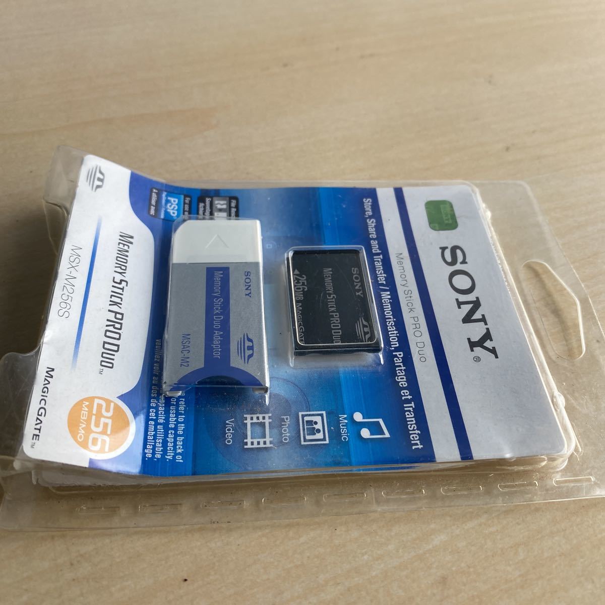 未開封品 SONY ソニーメモリースティック PRO Duo 256MB MSX-M256S 