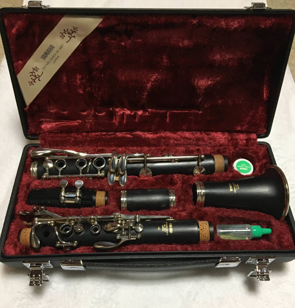 本日値引き　YAMAHA クラリネット 250 本体 ケース、楽譜付き YAMAHA ハードケース ヤマハ クラリネット ESTABLISHED IN 1887 250