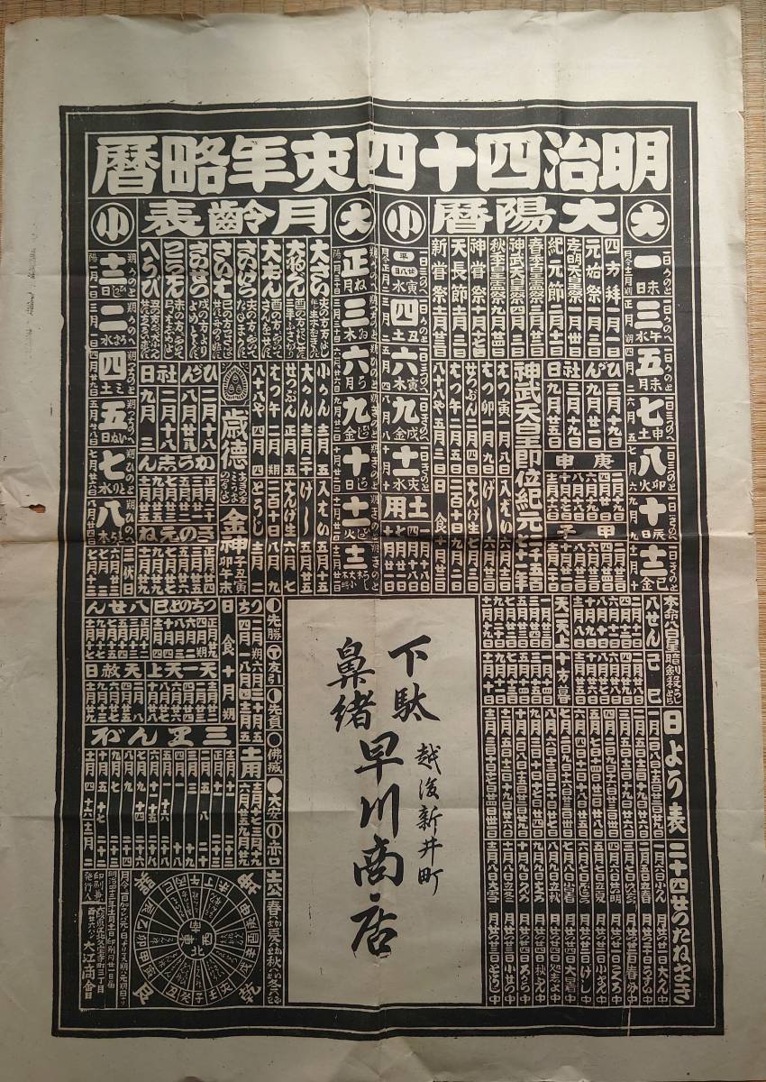 ジャンク約1000枚‼️ 大量 整理処分品 古札 所蔵資料紹介「引札」 城陽市 - 引札アーカイブ～ 広告暦｜上田の商家