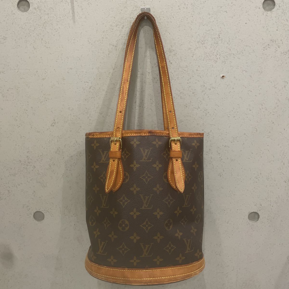 ☆LOUIS VUITTON / ルイヴィトン トートバッグ モノグラム バケットPM