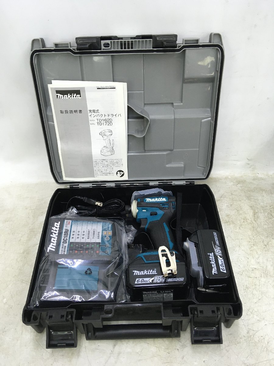【新品，限定SALE】 品 makita マキタ 18V充電式インパクトドライバ 青 TD172DRGX 充電器 バッテリ2個付 / ITFQ86LM0Z10(本体)｜売買されたオークション情報、yahooの商品情報をアーカイブ公開 - オークファン インパクトドライバ