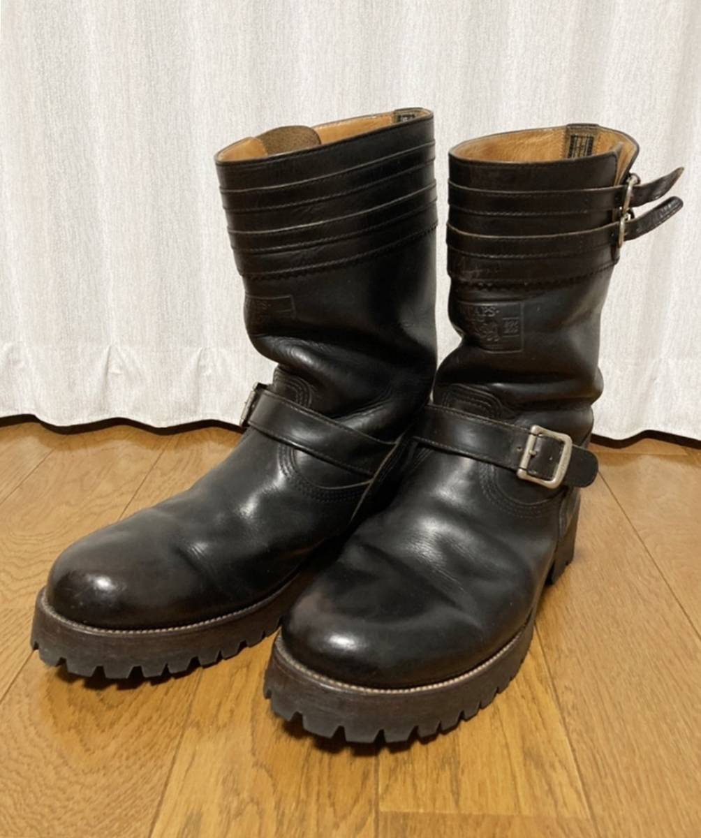 wtaps 08 BAGUETTE black 打ち出さ MEDIUM エンジニア ブーツ