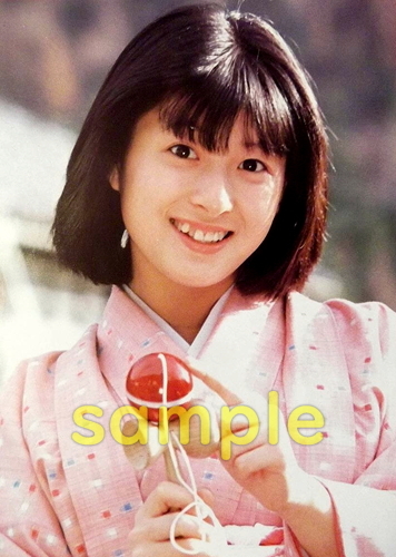 在庫僅少】 B 河合奈保子 昭和アイドル L判 写真 50枚セット 超希少