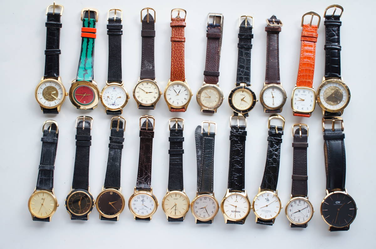 人気セール，人気 I322 含２０点セット ゴールドカラーのみ SEIKO CITIZEN YSL 他 動作未確認 クォーツ メンズ男性腕時計 革レザー 個本 kg 大量まとめ(その他)｜売買されたオークション情報、yahooの商品情報をアー その他