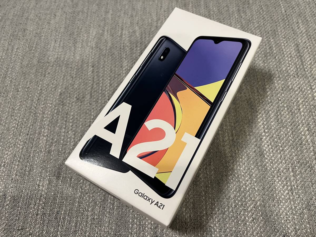新品 Galaxy A21 ブラック simフリー 送料無料 A21 Galaxy ブラック