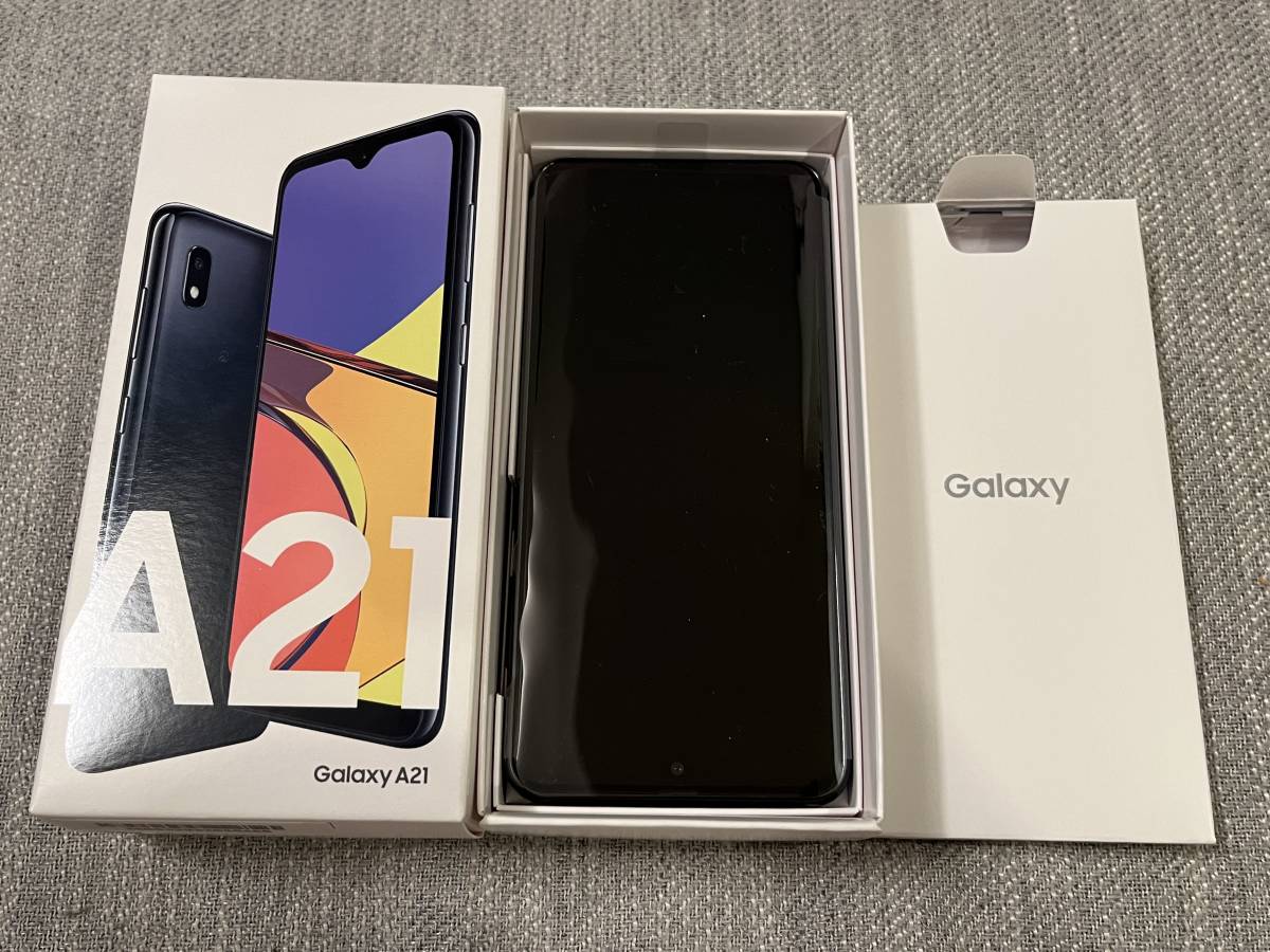 Galaxy SCV49 ブラック　未使用 スマートフォン本体 新品未使用 Galaxy A21 SCV49 ブラック SIMフリー