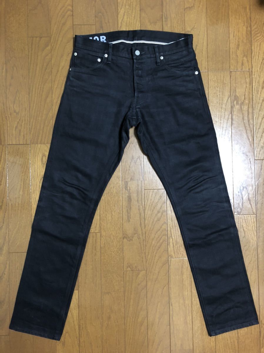 美品 VISVIM SOCIAL SCLPTR 10R CMYK BLACK 黒 デニム ブラック 