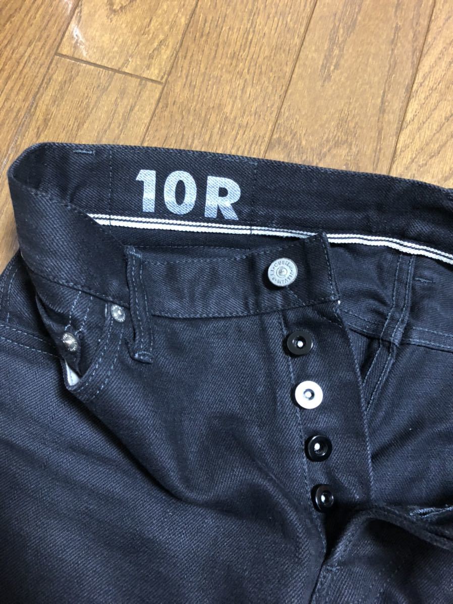美品 VISVIM SOCIAL SCLPTR 10R CMYK BLACK 黒 デニム ブラック 