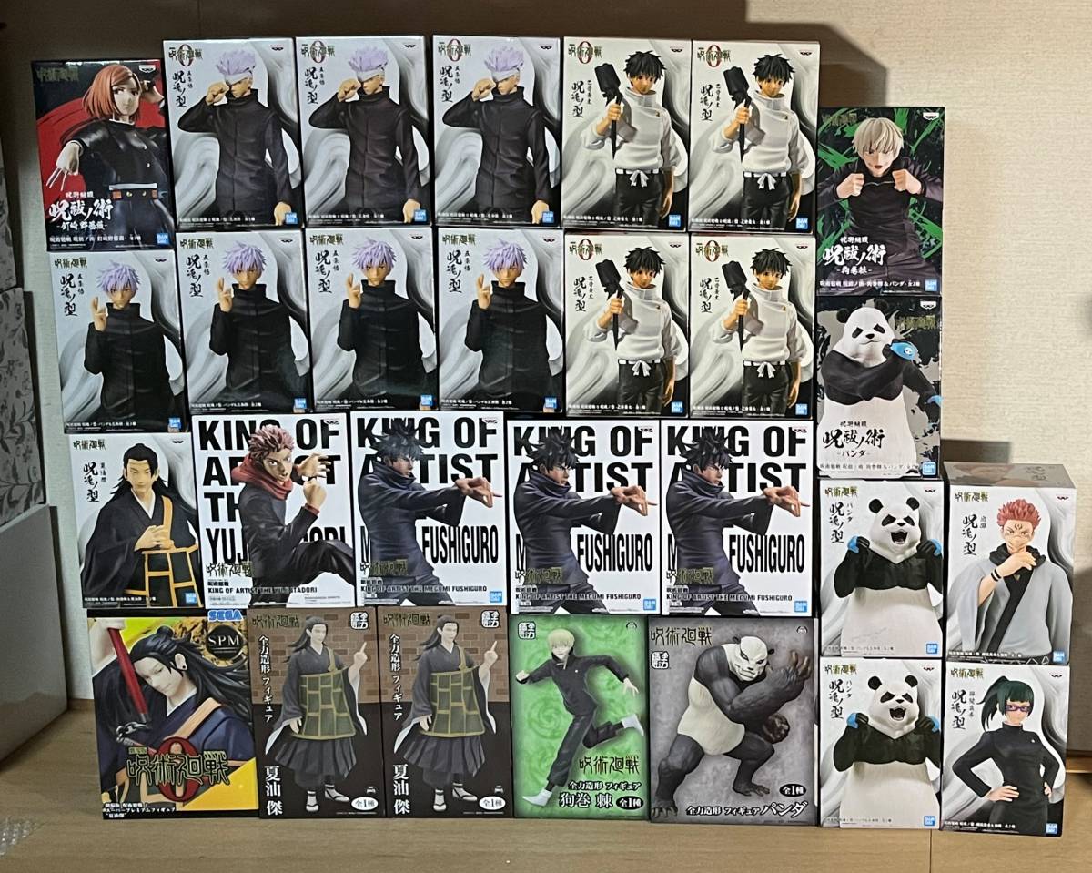 呪術廻戦☆フィギュア まとめ売り☆16種28体セット☆呪魂ノ型 全力造形 