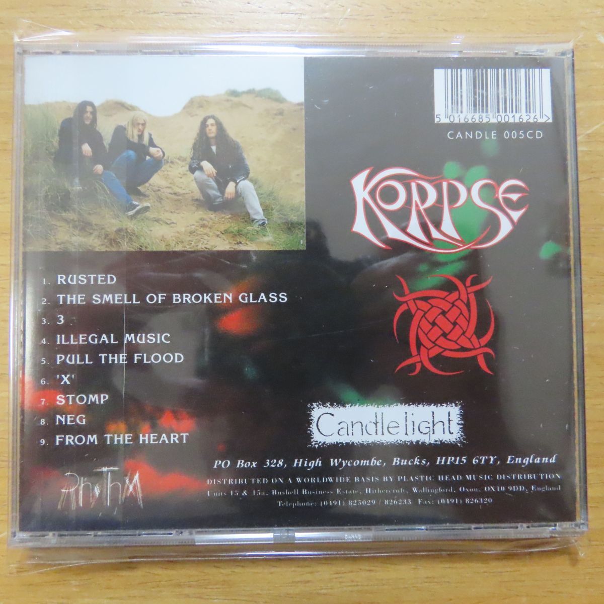 5016685001626;【レア！CD/デス・メタル】Korpse / Pull the Flood