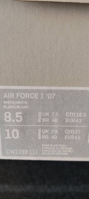 NIKE AIR FORCE 1 '07/CW2288-111/26.5cm 新品未使用 Nike Air Force McKickz 0 STORE