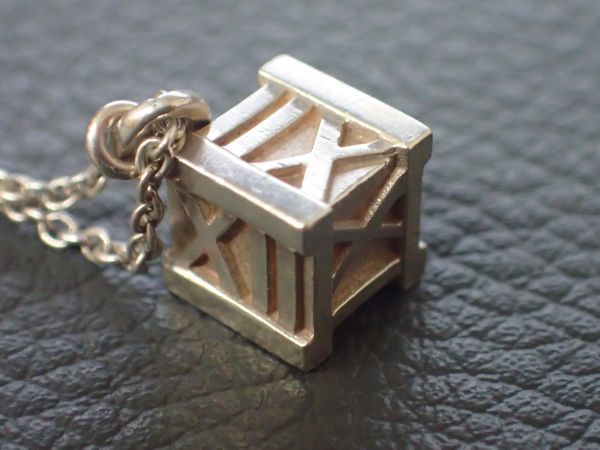 ◆ネックレス★ティファニー TIFFANY★925 アトラス キューブ 長さ40cm 総重量 6.6ｇ★箱入り 未使用品★全文を必ずお読みください◆