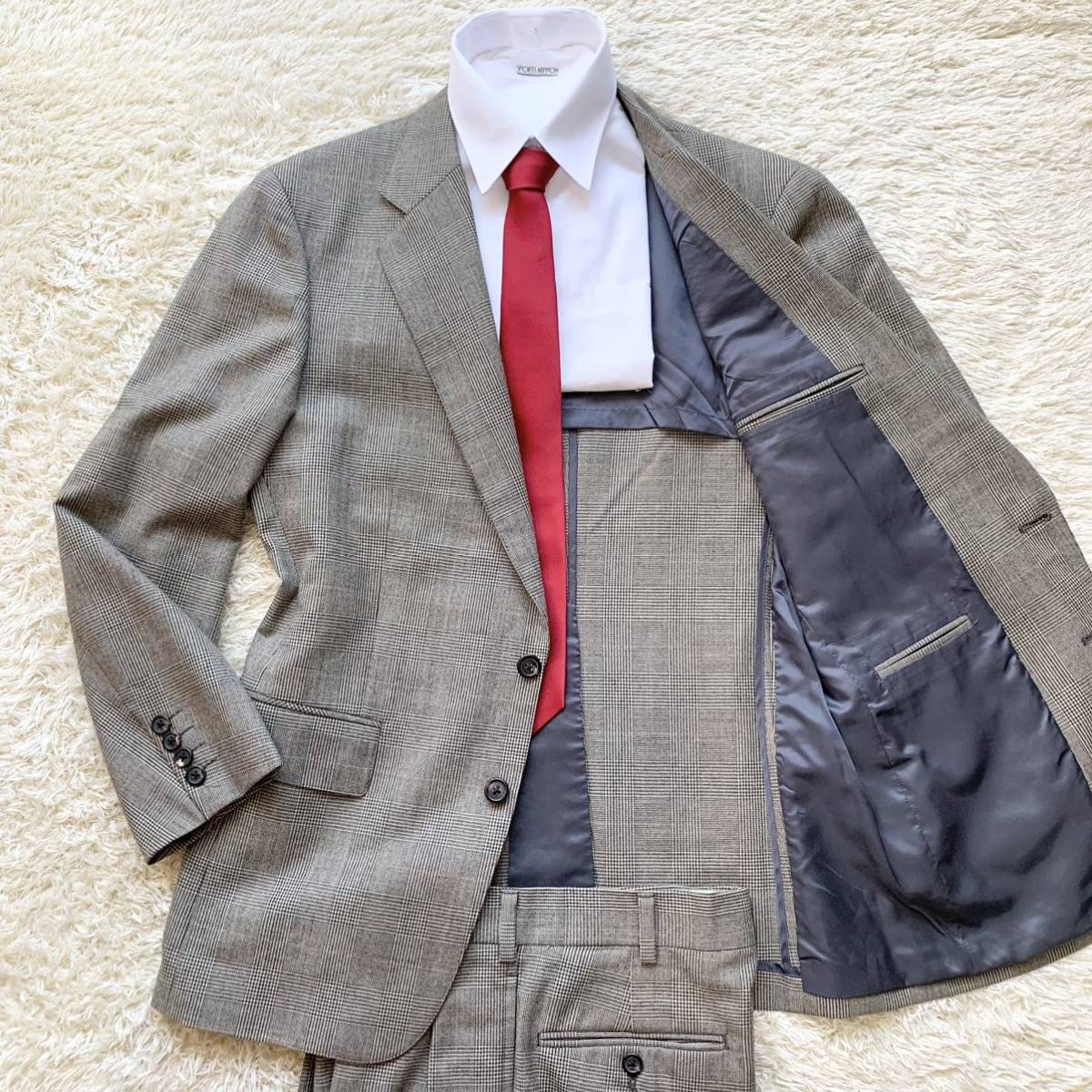 美品 J.press ジェイプレス パンツ スーツ ひら スラックス