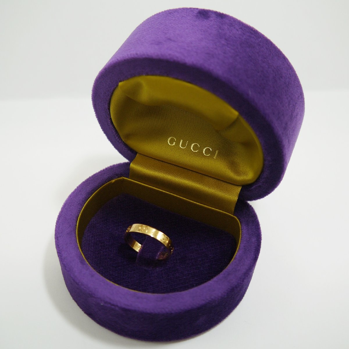 USED品・保管品 GUCCI グッチ ICON アイコンリング Au750 K18YG 指輪