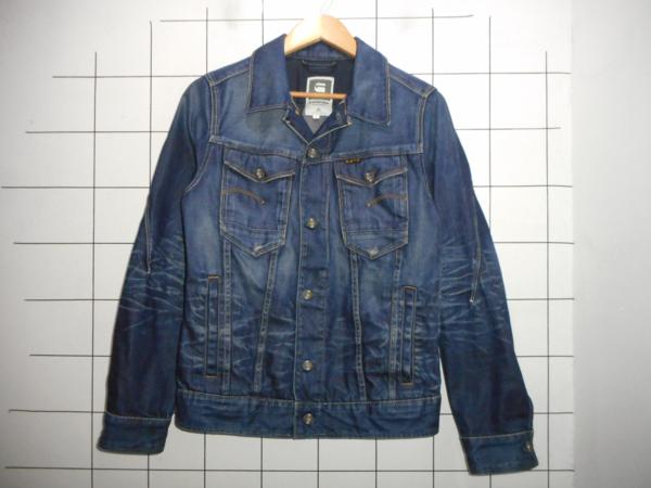 G-STAR RAW デニムジャケット ダメージ加工 G-STAR RAW ダメージ加工 ジージャン Gジャン デニム ジャケット