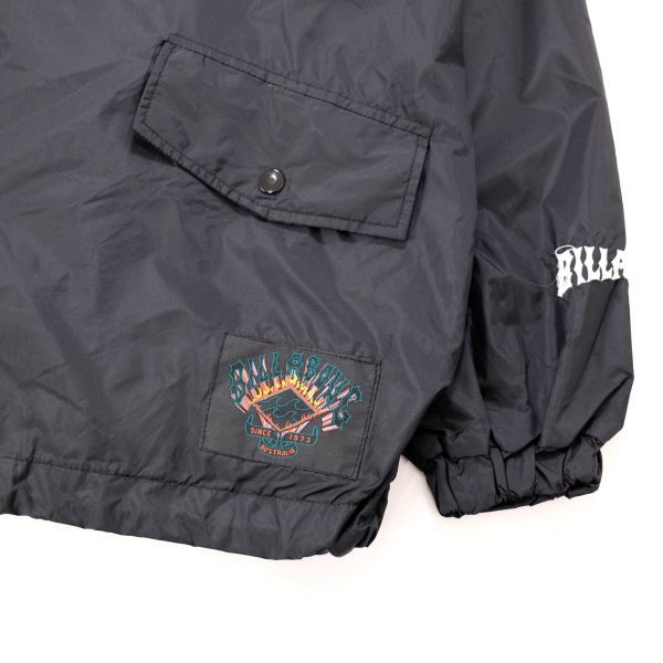 90s】BILLABONG Coach Jacket メンズ コーチジャケット 【BLACK