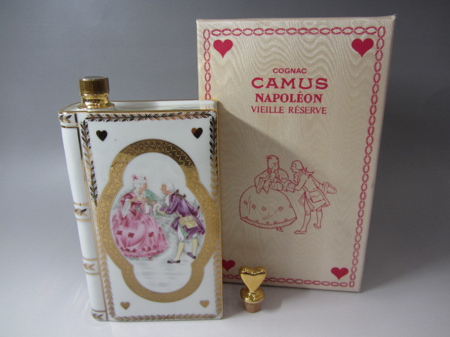 FK-4891 CAMUS カミュ NAPOLEON コニャック ブックボトル 箱付き 未開