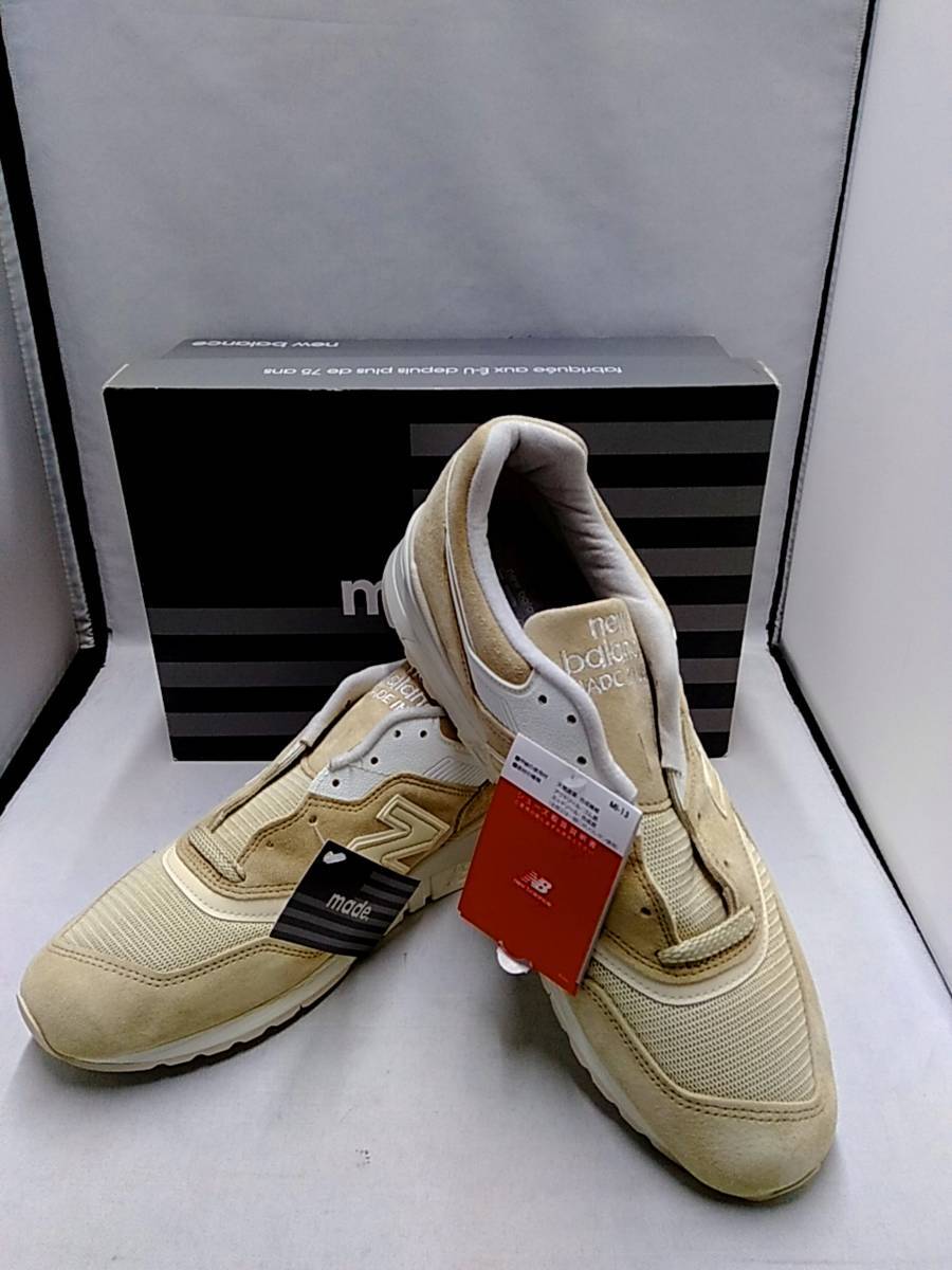 New Balance / ニューバランス ローカットスニーカー M997PAB ライトベージュ×ホワイト 30cm USA製