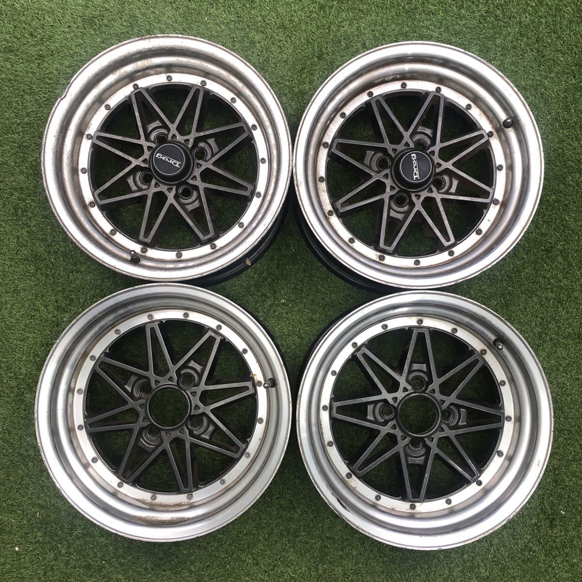 15インチ アルミホイール4本 共豊 KYOHO SMACK SPARROW 15インチ