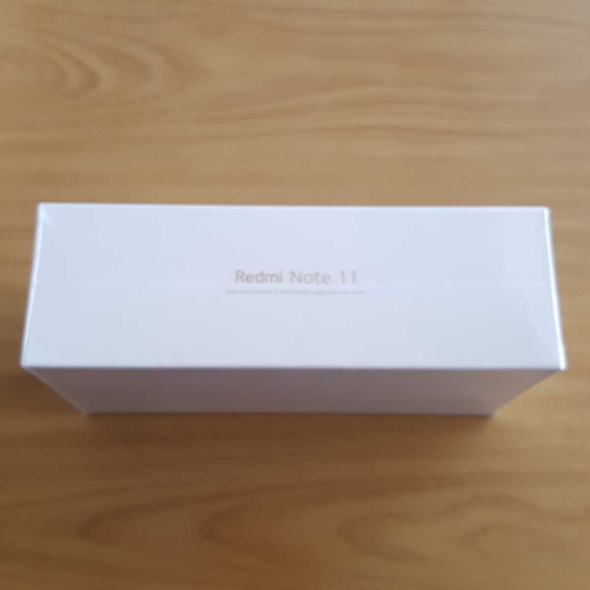 新品未開封未使用】Xiaomi Redmi Note 11 (スターブルー/64GB)本体 SIM