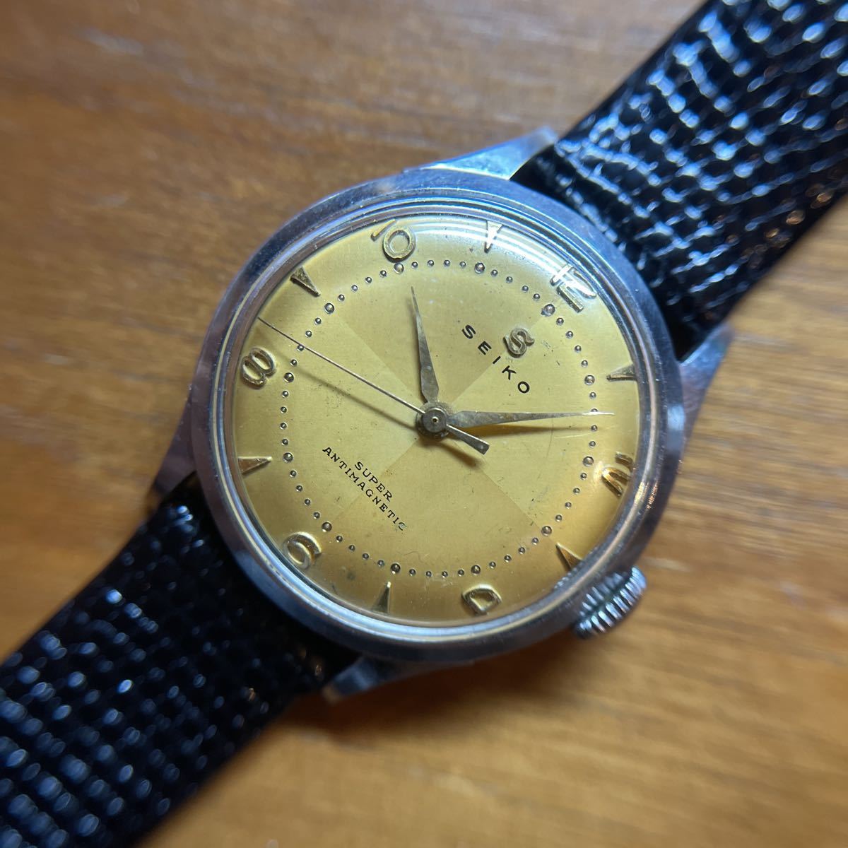 1953年製 セイコー スーパー ツートンダイアル 分解掃除済(セイコー 