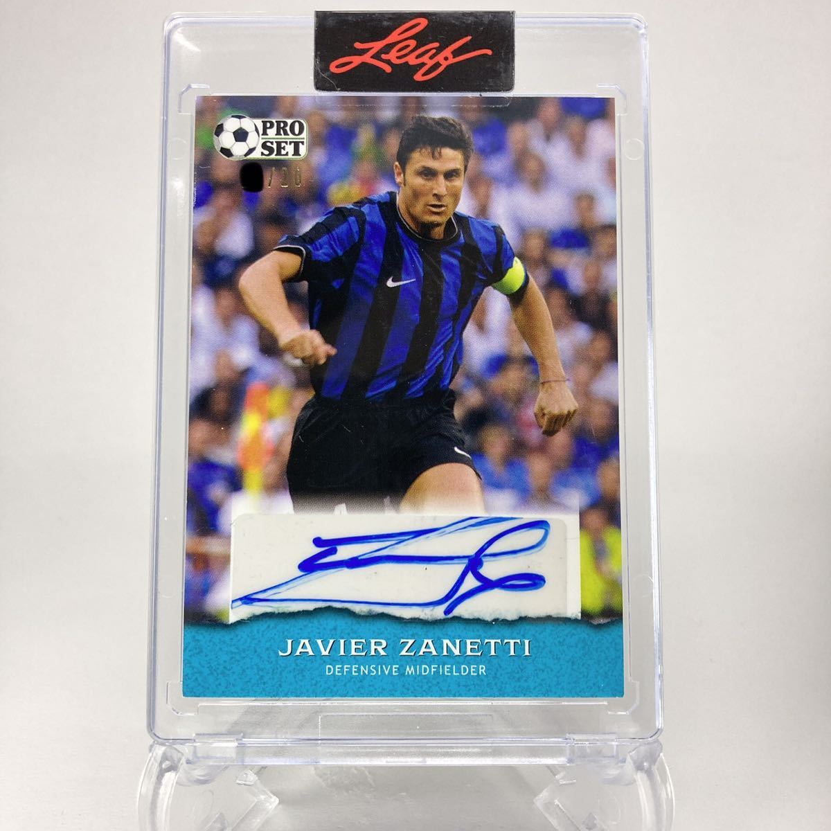 【驚きの破格値，新作】 1円スタート 限定20枚 直筆サイン ハビエル サネッティ 2022 Leaf Pro Set Javier Zanetti Auto(その他)｜売買されたオークション情報、yahooの商品情報をアーカイブ公開 - オークファン シングルカード