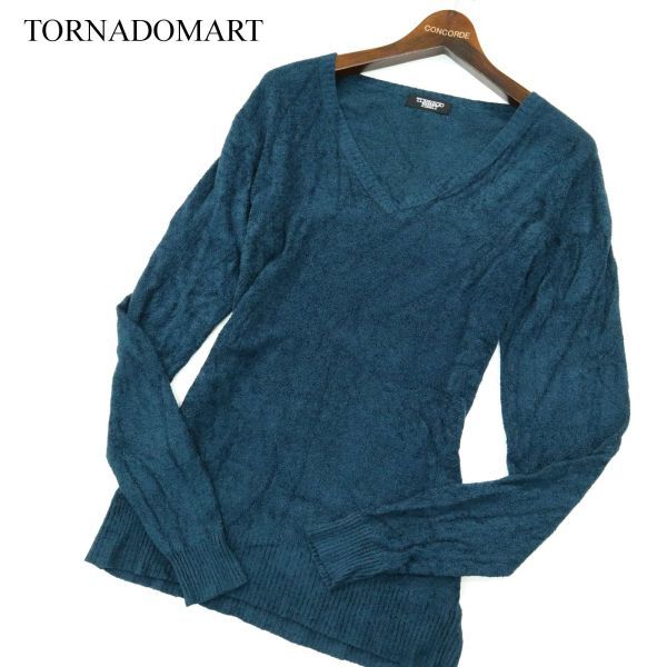  TORNADOMART トルネードマート 秋冬 モールヤーン Vネック ニット セーター Sz.S M位 メンズ A2T09943_9#K(セーター)｜売買されたオークション情報、yahooの商品情報をアーカイブ公開 - オークファン 男性用