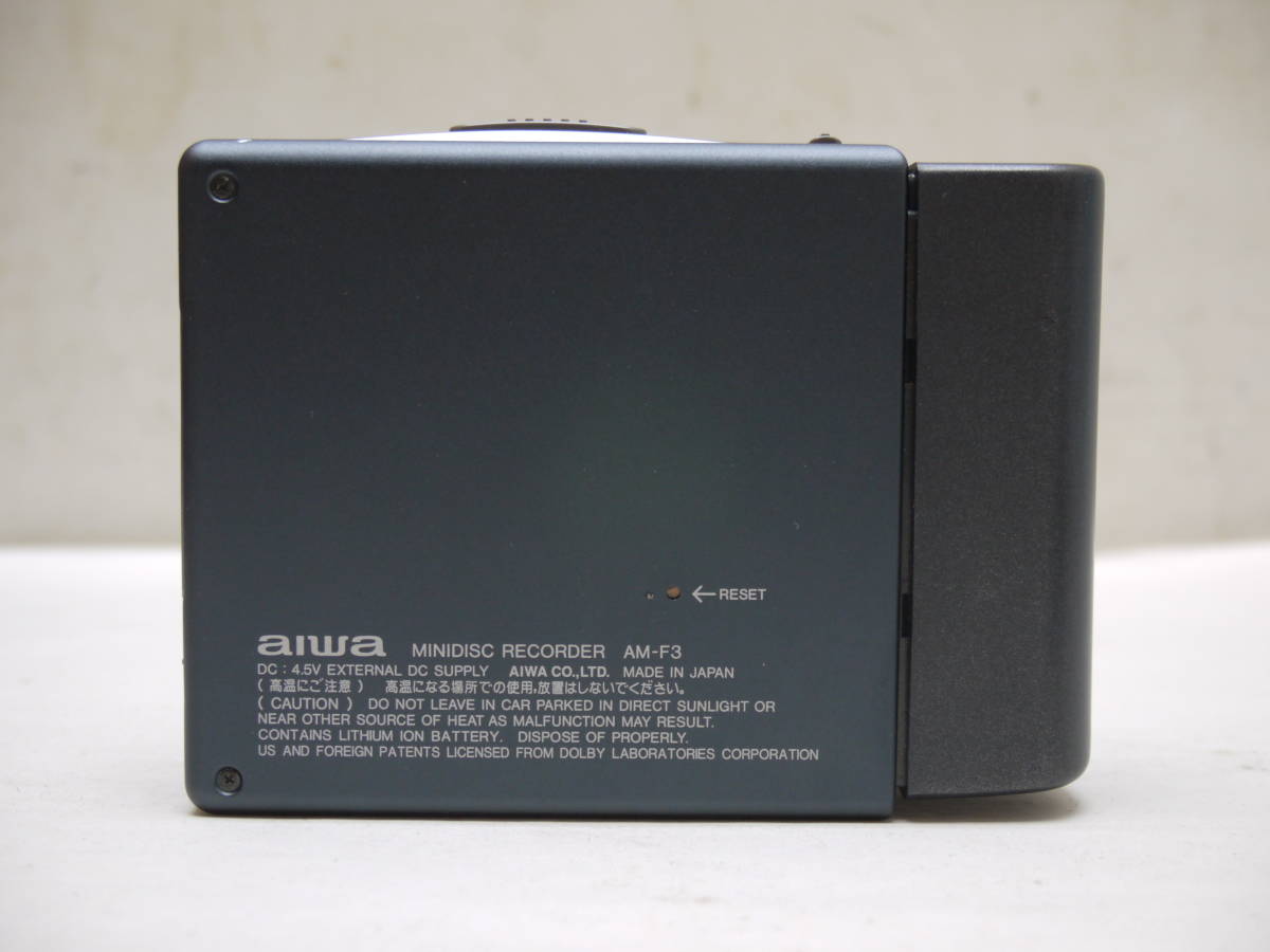 AIWA AM-F3 MINDISK RECORDER アイワ MDレコーダー ジャンク Portable