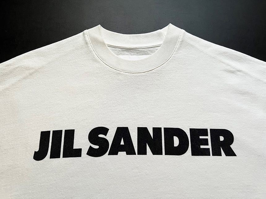 極美品】JIL SANDER 20ss ロゴTシャツ XS 白 ジルサンダー イタリア製 