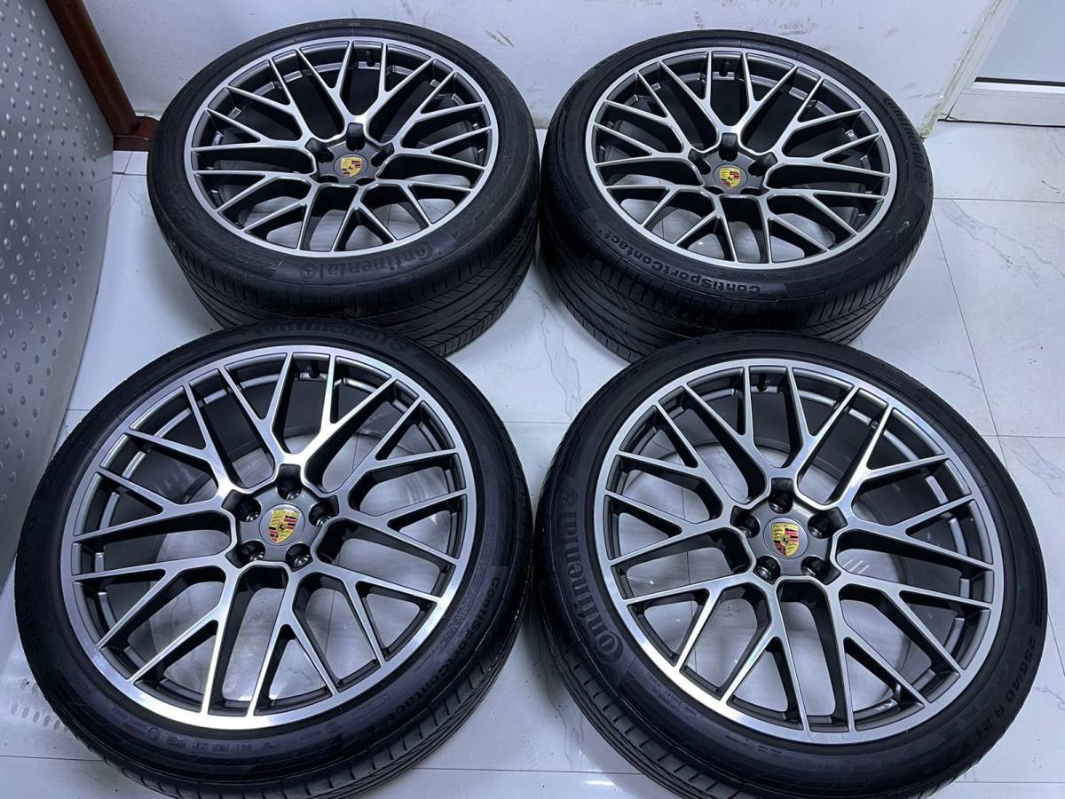 ポルシェマカン RS Spider 純正 95B 21インチ コンチネンタル ☆ポルシェ ☆純正☆マカン RS Spider 純正オプション 95B 21インチ 4