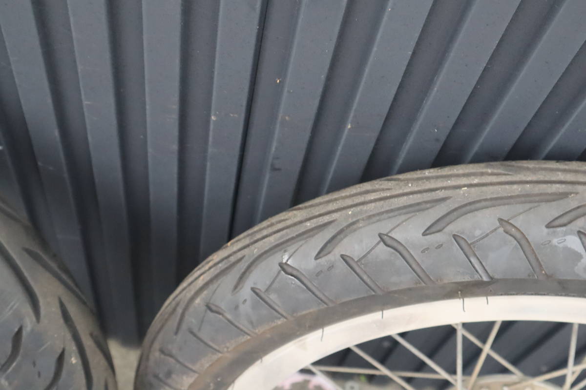 GS400 Hリム GSザリゴキEXCEL製Hリムホイール前後 GSX400E GT380 Hリム 