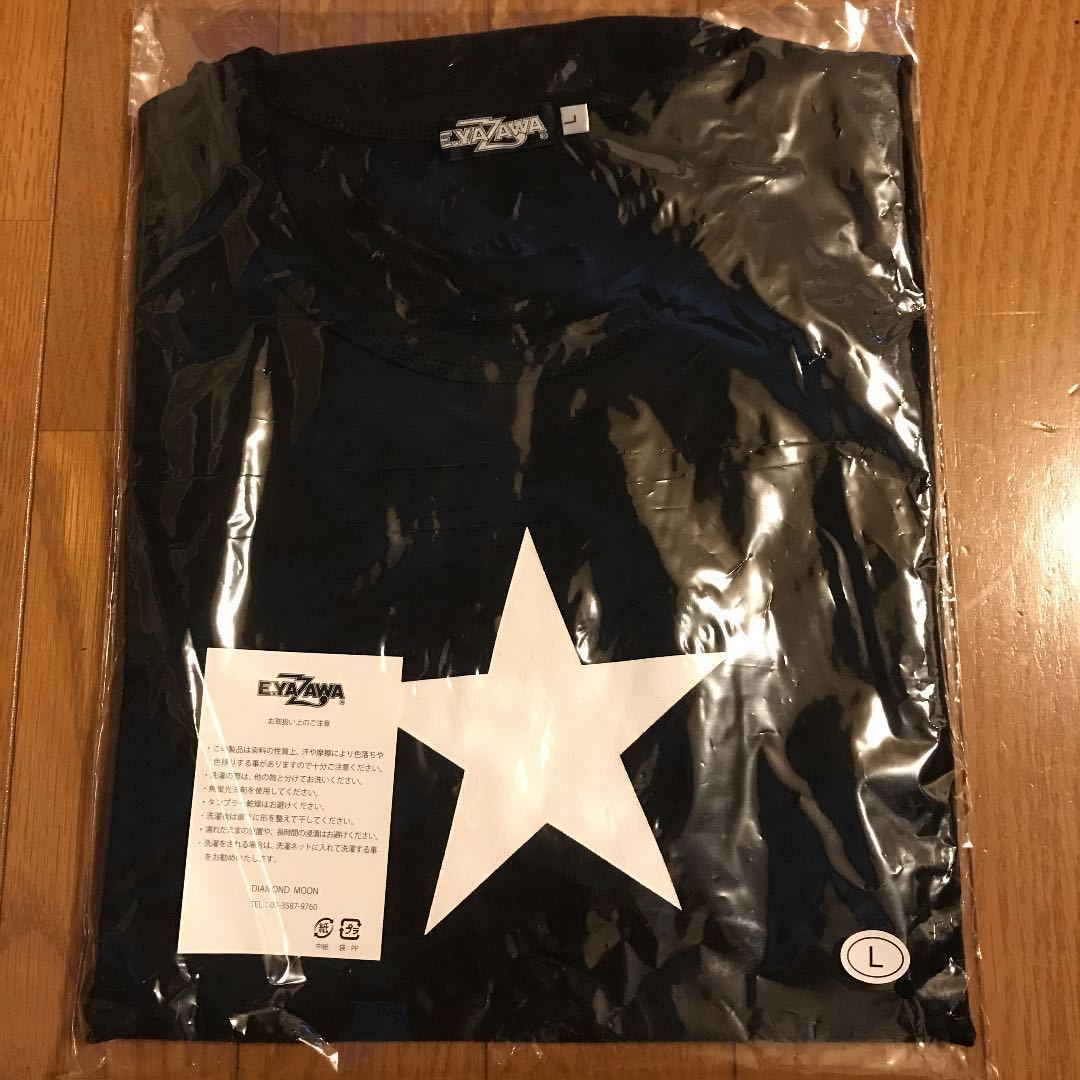 送料無料・新品未開封】矢沢永吉 Tシャツ 日比谷 HIBIYA ヒビヤ 星 黒
