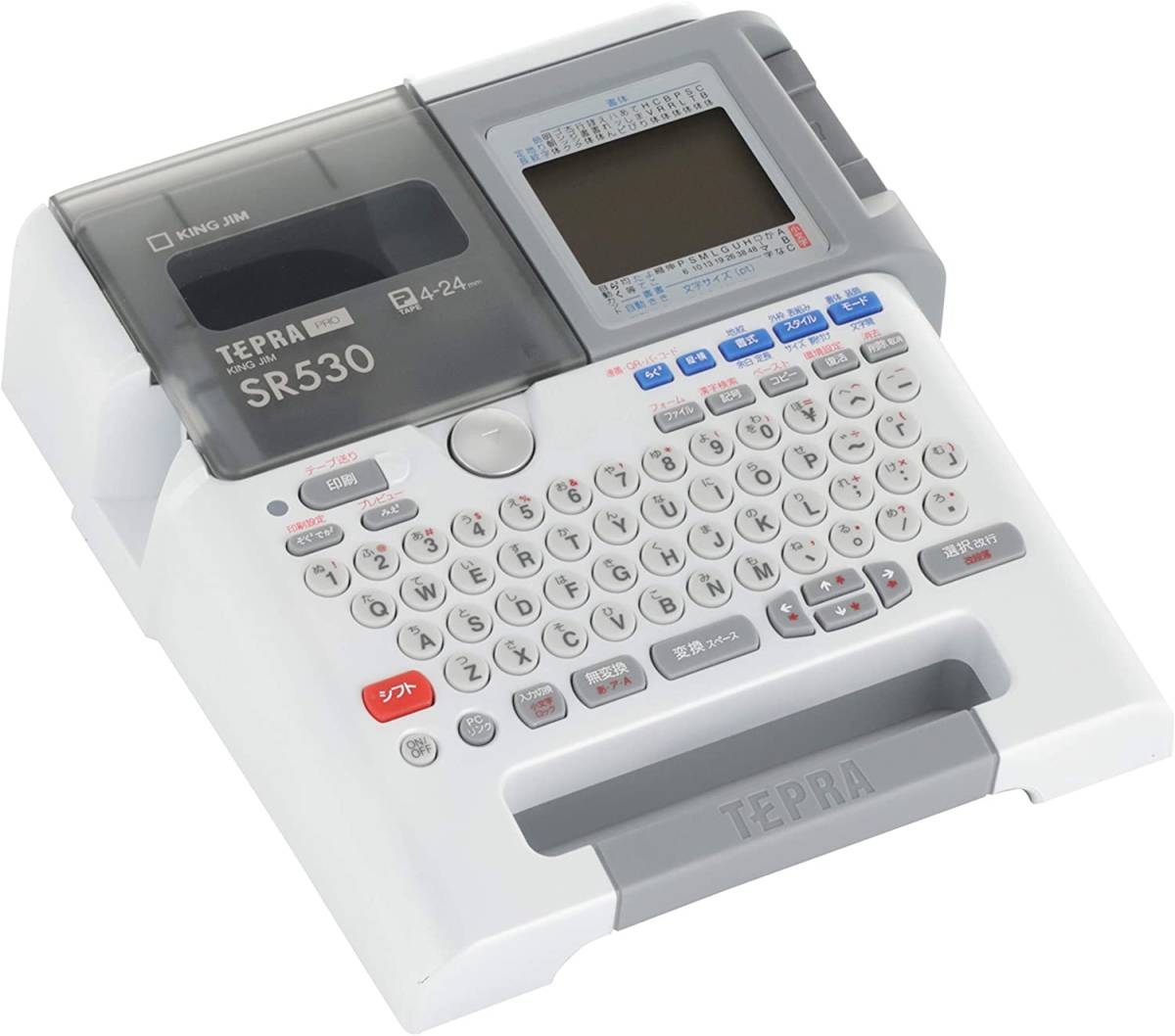 [C1260]新品/未開封 KING JIM キングジム TEPRA PRO ラベルライター SR530 シルバー