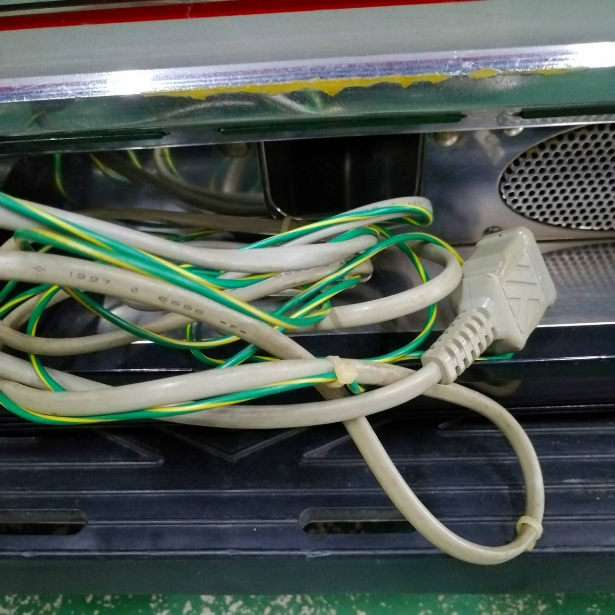 t1492 直接引取り可能限定 パチスロ 実機 MACY サンダーV 1998年製 