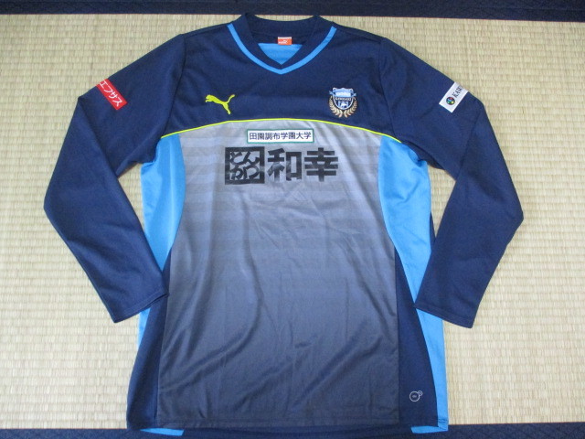 新作，定番 2015年 川崎フロンターレ 長袖 トーレニングシャツ スポンサーモデル 2XOサイズ(Jリーグ)｜売買されたオークション情報、yahooの商品情報をアーカイブ公開 - オークファン ユニフォーム