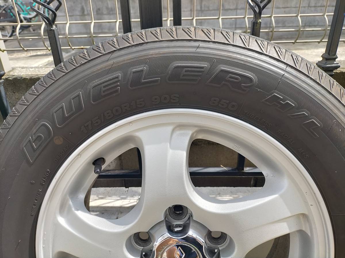 H58A H53A パジェロミニ 純正 アルミホイール タイヤ 175/80r15 