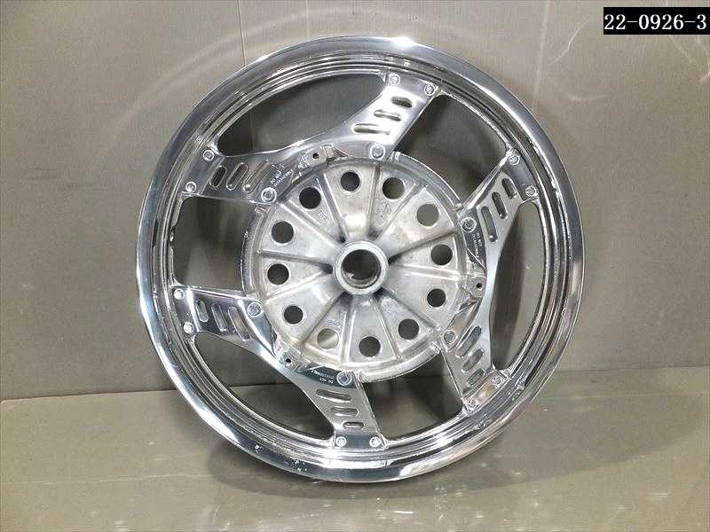 CBX550F フロントホイール バレル研磨仕上げ CBX HONDA 当時物 [22 