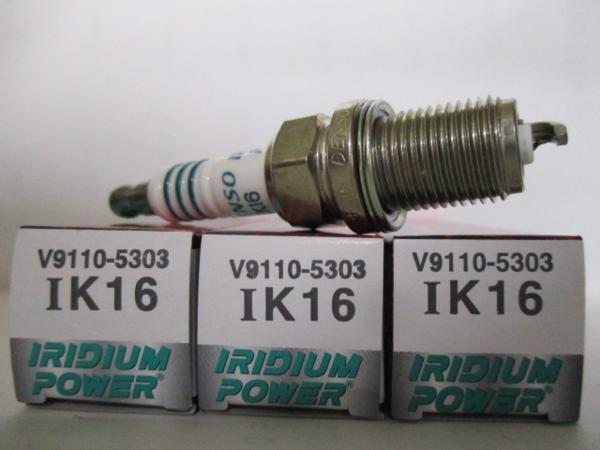 トヨタ ファンカーゴ NCP20 NCP21 NCP25 TOYOTA FUN CARGO / DENSO スパークプラグ イリジウムパワー (新品) IK16 V9110-5303 4本セット!!*