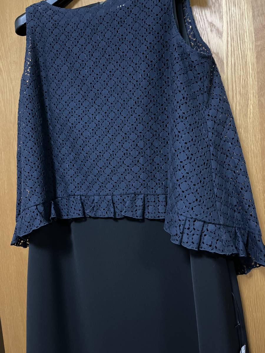 FOXEY NEW YORK コレクション Dress ワンピース 38サイズ ネイビー 未 
