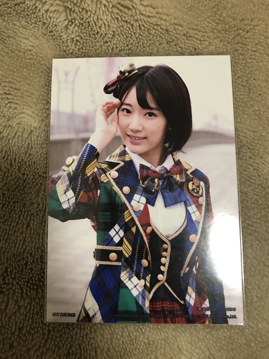 HKT48 宮脇咲良 希望的リフレイン 当選品 サイン入り 生写真 タオル