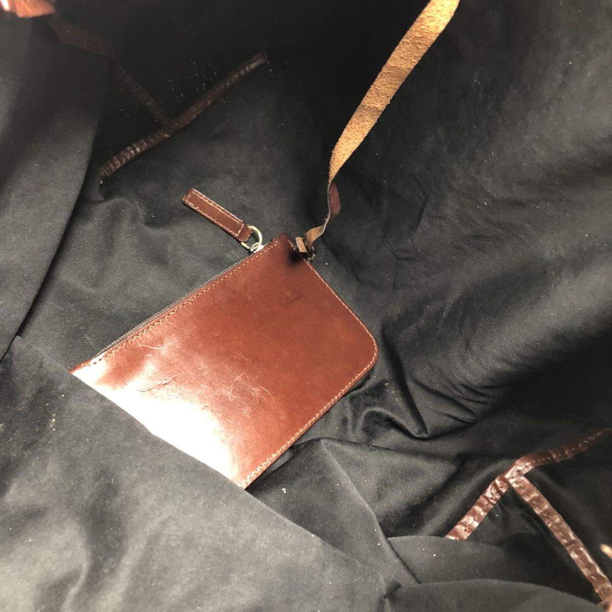 フェンディ トートバッグ FENDI レディース ■ ボストンバッグ 1円『極美品』 FENDI トートバッグ 大容量 ズッカ 肩がけ フェンディ ハンドバッグ ブラウン キャンバス レザー ポーチ付き 軽量 