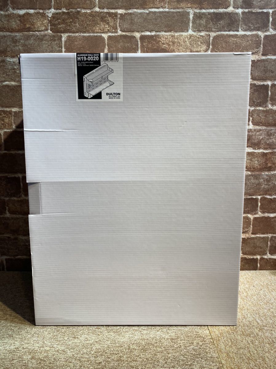 【未開封品】 DULTON ダルトン H19-0020 ウォールラック ウォールシェルフ アルミ ラック シェルフ シルバー 飾り棚 シェルフ 壁掛け 収納