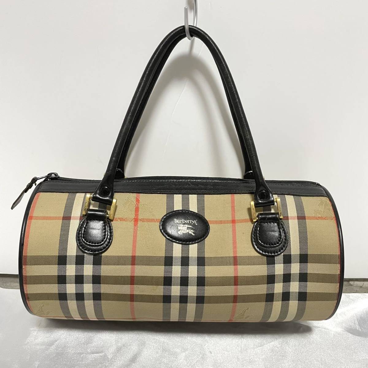 BURBERRY バーバリー ノバチェック シャドーホース ミニボストンバッグ 