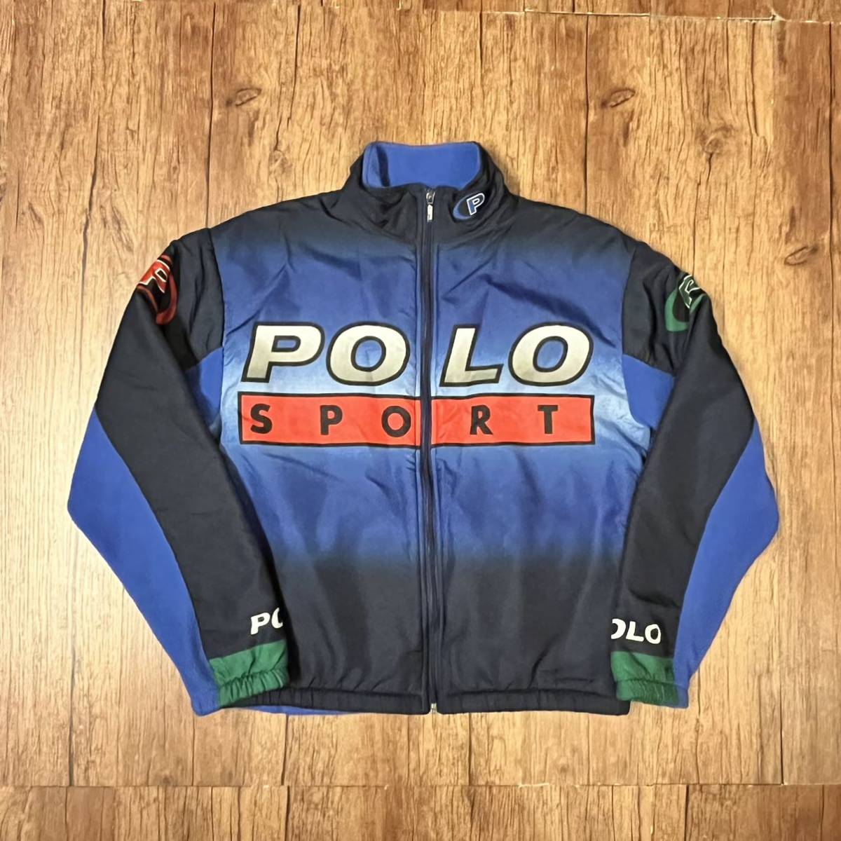 90s polosport ペプシ フリースジャケット M/usa製 pepsi ラルフ 