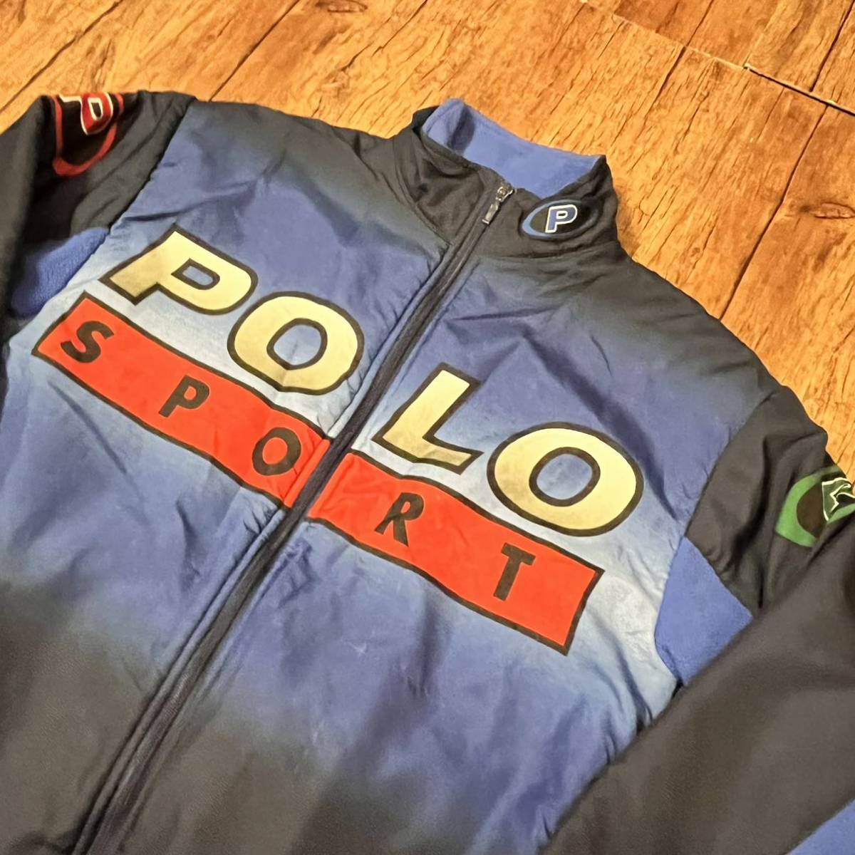 90s polosport ペプシ フリースジャケット M/usa製 pepsi ラルフ 